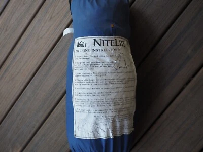 REI NiteLite 2 人 3 季帐篷带前厅和雨蝇 - 金色和蓝色 — 第 1/4 张图片