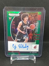 2020-21 CJ Elleby Prizm Draft Picks RC Prospects Green Prizm Autographs