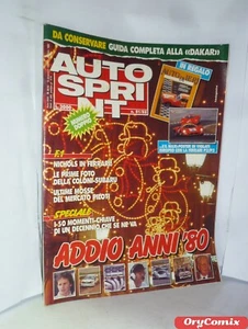 AUTO SPRINT - N. 51/52 - 19 DECEMBER 1989-1 JANUARY 1990 FAREWELL 80s MAGAZINE - Picture 1 of 2