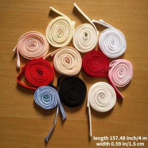 Satin Damen Krawatte Rücken Schnürung Hochzeitskleid Riemen Reißverschluss Ersatz 157,48 Zoll - Bild 1 von 36