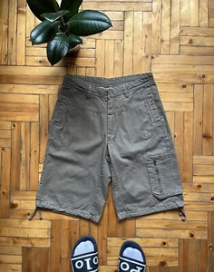 Vintage Nike Streetwear Cargo Denim Multipocket Shorts Y2k Size S (30) Men's - Picture 1 of 8