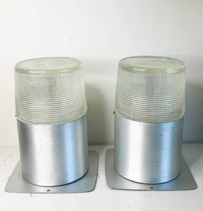 Vintage Pair Of Mid Century Modern Industrial Guth Lighting Beacon Wall Lights - Picture 1 of 11