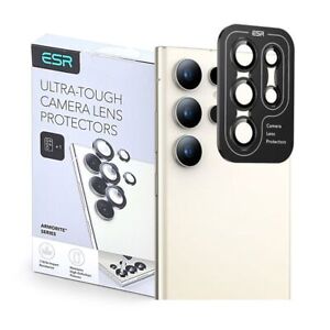 ESR Camera Ultra Tough Camera Lens Protector for Samsung Galaxy S24 Ultra, Black