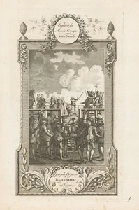 1778 Grabado John Moore "Gonzalo Pizarro decapitado en Cuzco" - Imagen 1 de 2