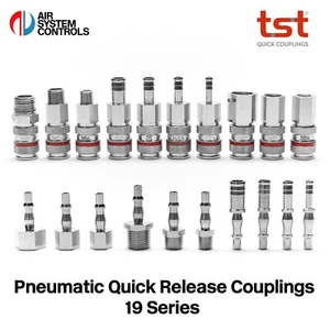 TST - 19 Series - Quick Release Air Line Couplings - Parker, Rectus, PCL, QRC - Picture 1 of 30