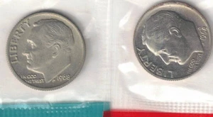 1968-S Proof & Uncirculated Roosevelt Dimes from Mint Set 3 Coins! - Picture 1 of 2
