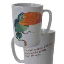 Otagiri Gibson Mug Toucan Bird Wisdom Aging  Saying Birthday Gift Senior Vintage