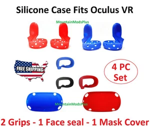 Silicone Protective Case Hand Grips Fits Oculus VR Controller Anti-Slip Kit New - Picture 1 of 8