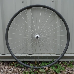 80s Campagnolo Record 700c Front Wheel - Radial Lacing Pattern - QR - Matrix Rim - Picture 1 of 8