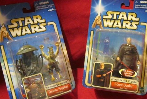 Star Wars...2002...Count Dooku (Darl Lord)...NOC...&..Teemto Pagalies...NOC Cover