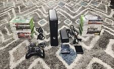 Console mince Microsoft Xbox 360 noire - 250 Go lot testé.  28 jeux.