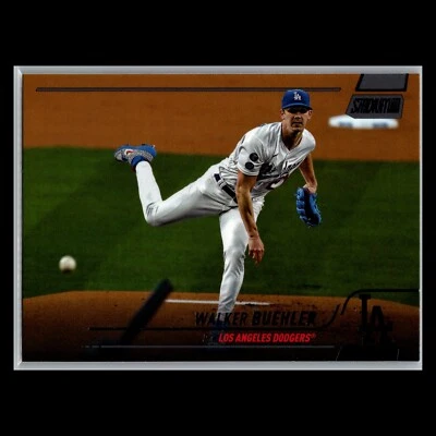 2022 Topps Stadium Club - #122 Walker Buehler Black Foil - Los Angeles Dodgers - Image 1 of 2