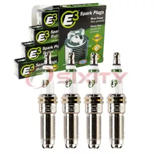 4 pc E3 Spark Plugs for 2004-2019 Chevrolet Malibu 2.0L 2.2L 2.4L 2.5L L4 zv - Picture 1 of 5