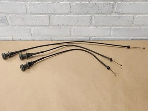 Jeep CJ 1978-86 Factory OEM Heater Control Pull Cables Set -- CJ5 CJ7 CJ8 - Picture 1 of 9