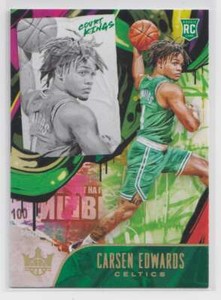 Carsen Edwards 2019-20 Panini Court Kings Level 2 #130 Rookie Celtics