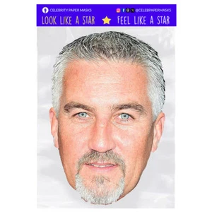 Paul Hollywood Mask Celebrity Masks Celebrity Chef The Great British Bake Off - Picture 1 of 7
