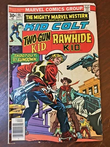 Mighty Marvel Western, Kid Colt #46, Two-Gun & Rawhide, 1976, fair to good - Picture 1 of 4