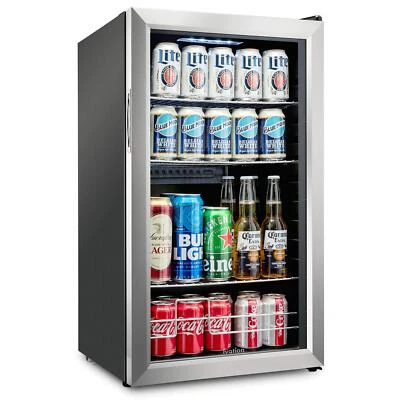 Refrigerador de bebidas Ivation 126 latas, mini refrigerador independiente ultra fresco para bebidas Foto 1 de 4