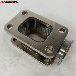 T3 to T3 Turbo Manifold Flange Adapter Conversion w/38mm VBAND Wastegate Flange