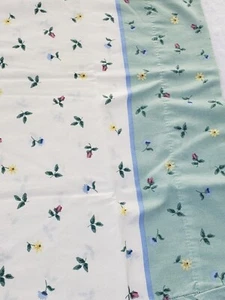 5 Funda de almohada vintage estándar floral cabaña rosa verde amarillo años 90 sin hierro - Imagen 1 de 7