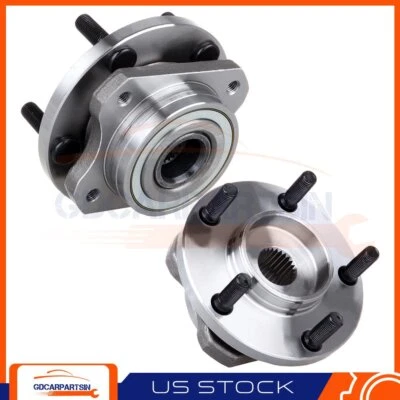 Set (2) Front Wheel Hub Bearing Assembly Fits Chrysler Voyager Dodge Caravan - Image 1 of 4