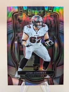 2022 Select Football Luke Goedeke Club Level Rookie card Silver #209 Buccaneers - Picture 1 of 2