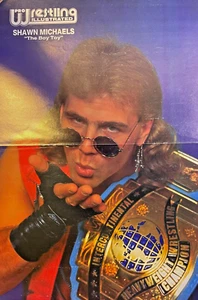 1993 Magazine Poster Pro Wrestler Shawn Michaels The Boy Toy - Picture 1 of 2