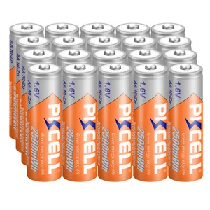 20PCS Rechargeable AA Batteries 2500mWh 1.6V NIZN Battery for RC Car Toys - Picture 1 of 5