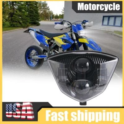 LED Headlight Head lamp w/ DRL For Husaberg 2009- 2014 FE 250 350 450 /FS 570 - Image 1 of 4