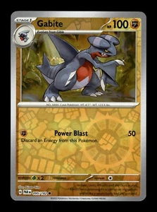 Pokemon Paradox Rift Gabite 095/182 Reverse Holo - Picture 1 of 3