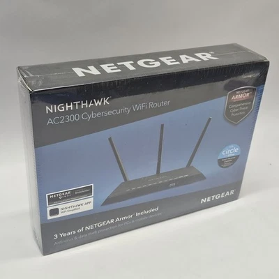Netgear Nighthawk AC2300 RS400 CyberSecurity WiFi Wireless Router NEW SEALED - Image 1 of 2