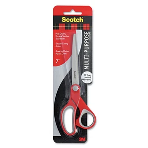 Scotch 1427 7" Long 3.38" Cut Length Multi-Purpose Scissors New - Picture 1 of 2