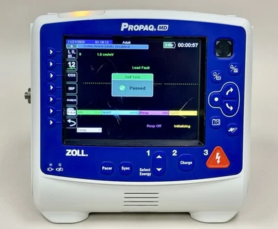 ZOLL ProPaq MD Monitor -Config: 12-Lead ECG, Masimo SPO2, NIBP, CO2, AED, Pacing - Image 1 of 4