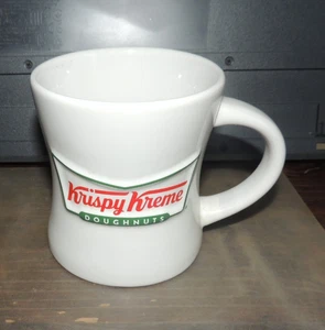 14oz Krispy Kreme Doughnuts Coffee Mug Raised Logo, 4-1/8" tall, 3-7/8" dia. - Picture 1 of 14