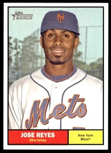 2010 Topps Heritage #259 Jose Reyes - Picture 1 of 2