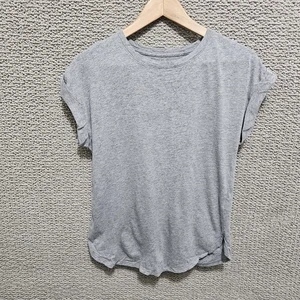 Camiseta básica informal diaria de manga corta gris A NEW DAY para mujer talla XS - Imagen 1 de 8