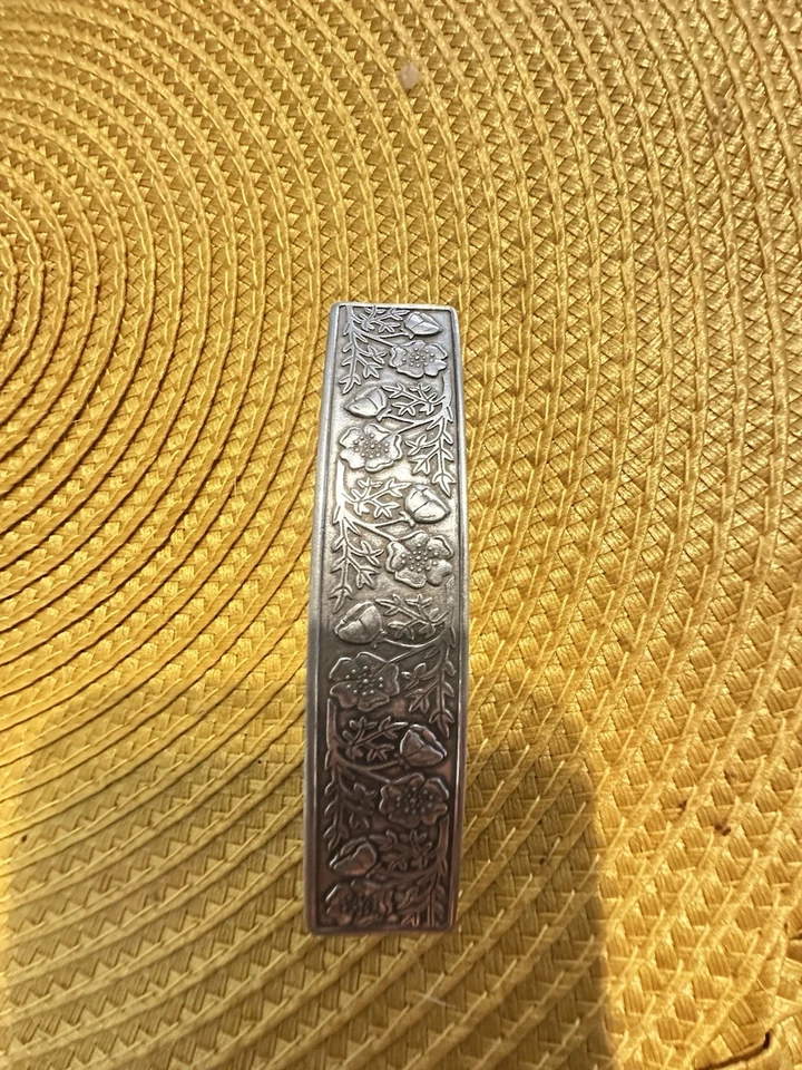 Danforth Wild Rose Large Barrette - Image 1 of 4