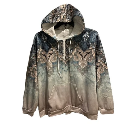 Camisa verde ligera de manga larga con cordón para mujer 4XL Foto 1 de 4