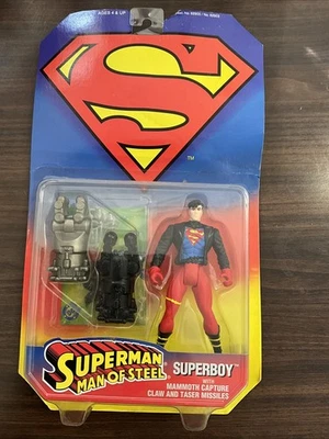超级男孩 超人 钢铁侠 1995 年可动人偶 DC 肯纳 全新带盒 — 第 1/4 张图片