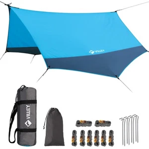 Camping Tarps for Tents, Portable Waterproof Hammock Rain Fly, Easy Set Up Ca... - Picture 1 of 7
