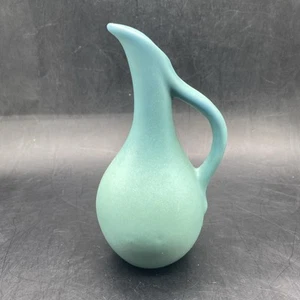 Van Briggle Pottery Turquoise Ombre Blue Ewer Pitcher Matte - Loretta Short - Picture 1 of 10