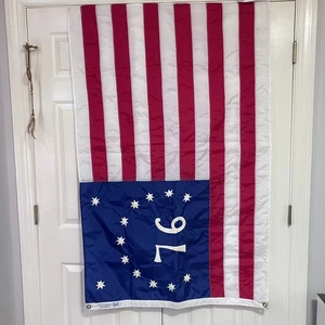 3x5 Bennington 76 American Flag Some Distress Nylon With Cotton Stitching - Picture 1 of 6