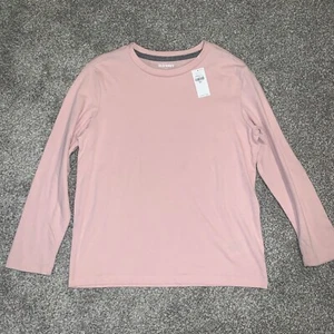 NWT Boys Old Navy Pink Long Sleeve Tee T Shirt Size M 8 - Picture 1 of 1