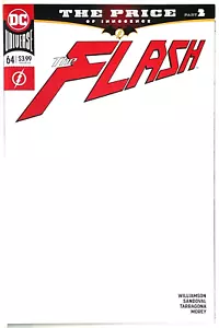 FLASH #64 WHITE BLANK VARIANT 1ST PRINT 2019 DC COMICS NM - Picture 1 of 1