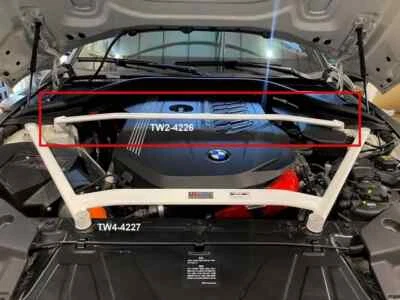 TOYOTA A90 GR SUPRA 2018-2022 ULTRA RACING 2 POINTS FRONT STRUT BAR TOWER BRACE - Image 1 of 4