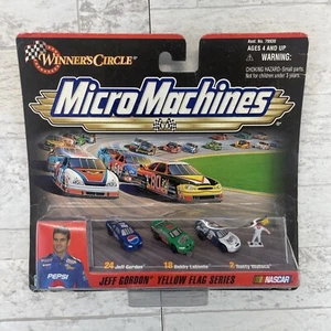 1999 MICRO MACHINES JEFF GORDON YELLOW FLAG SERIES NIP BY WINNERS CIRCLE - Picture 1 of 8