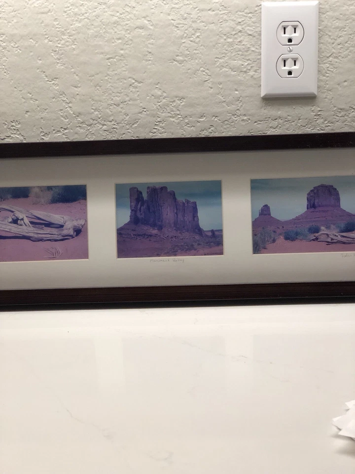 Monument Valley Navajo  Arizona Desert Signed Print Designs For Crate And Barrel - Image 1 of 4