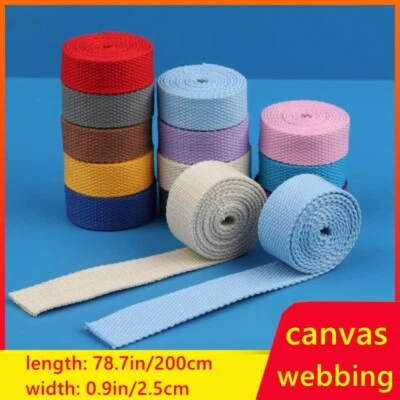 Cinta de cinta de lona 2M cinta embalaje tela de costura hágalo usted mismo artesanía recorte Foto 1 de 4