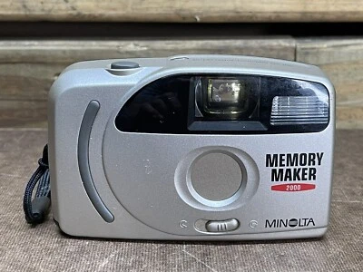 Minolta Memory Maker 2000 35mm Film Camera Tested* Working - Image 1 of 4