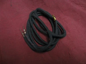NOS 4 1/2 Ft Single ear Phone Cord C. F. CANNON C. radio headphone cloth cable - Picture 1 of 4